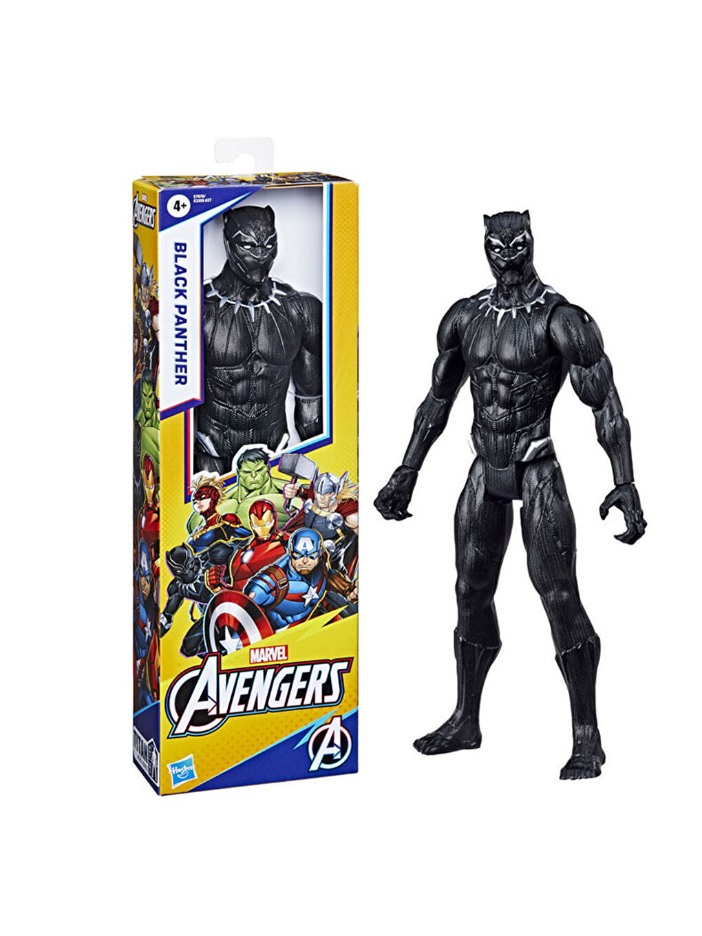 Avengers Renksiz Marvel Titan Hero Figüre Black Panther E3309-E7876