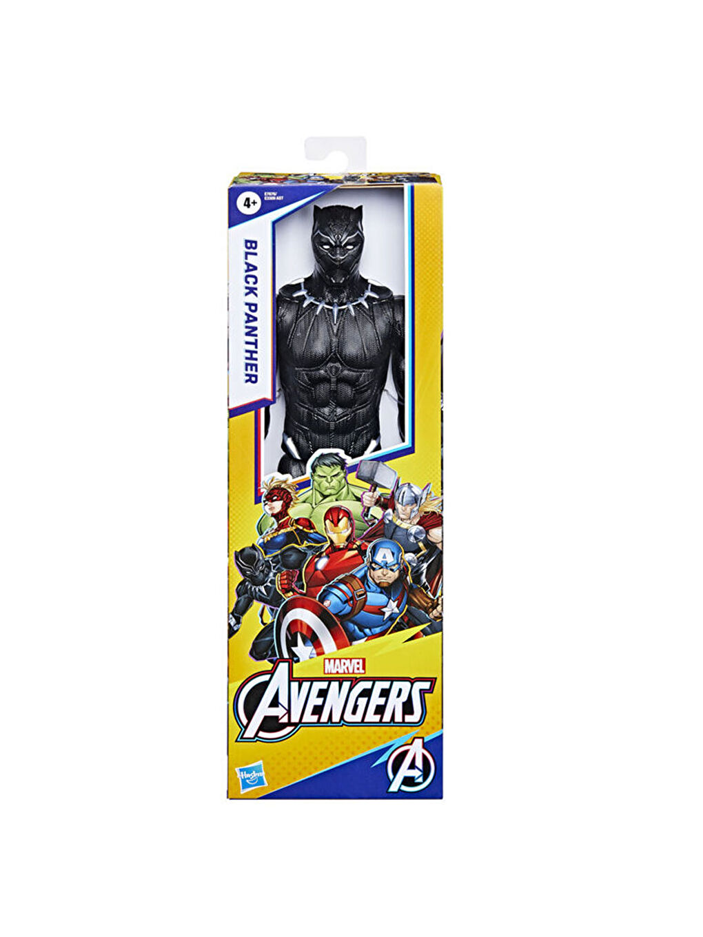 Avengers Renksiz Marvel Titan Hero Figüre Black Panther E3309-E7876 - 4