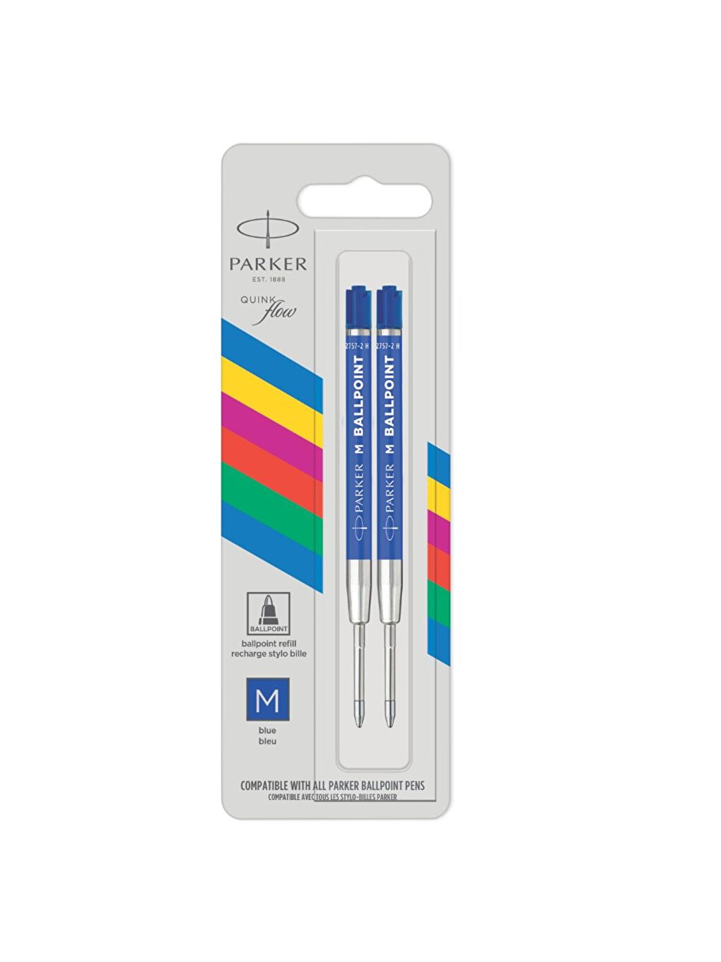 Ekonomik Tükenmez Kalem Refili 2 li M Mavi (2166544)-1