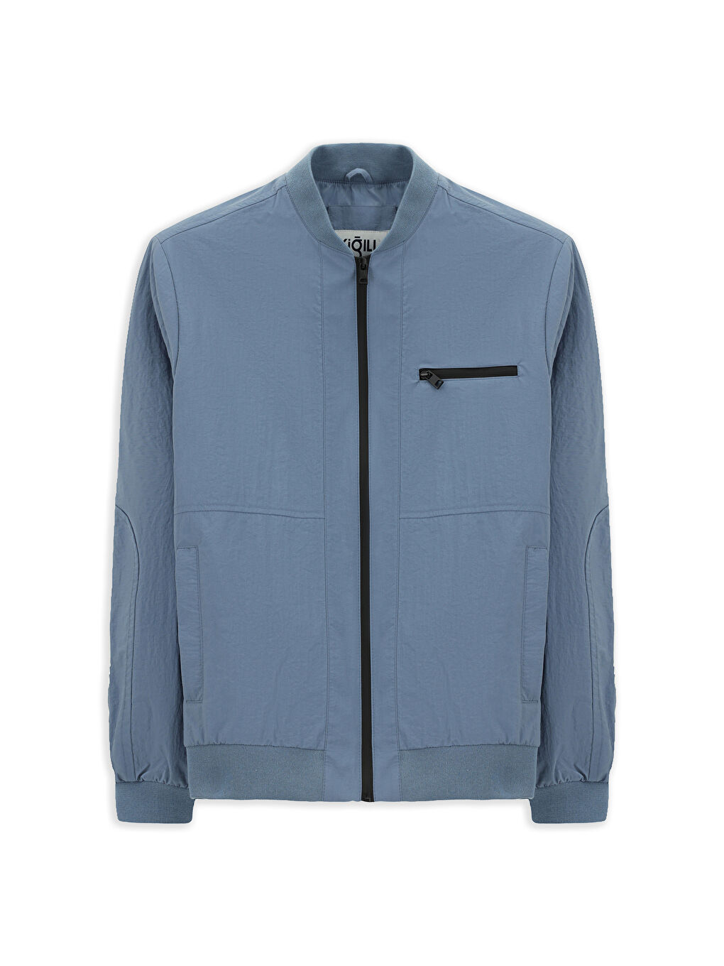 Mavi Mevsimlik Spor Bomber Ceket Mont-6