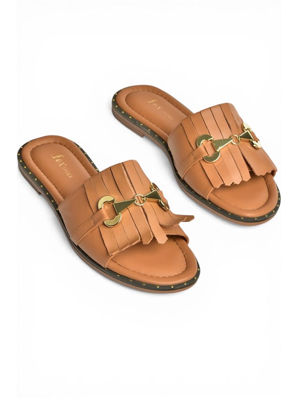 Kahverengi Taba Kadın Terlik Y291873003-4