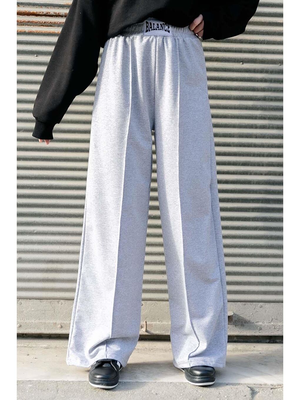 Balancer Armalı Çımalı Eşofman Altı Gri