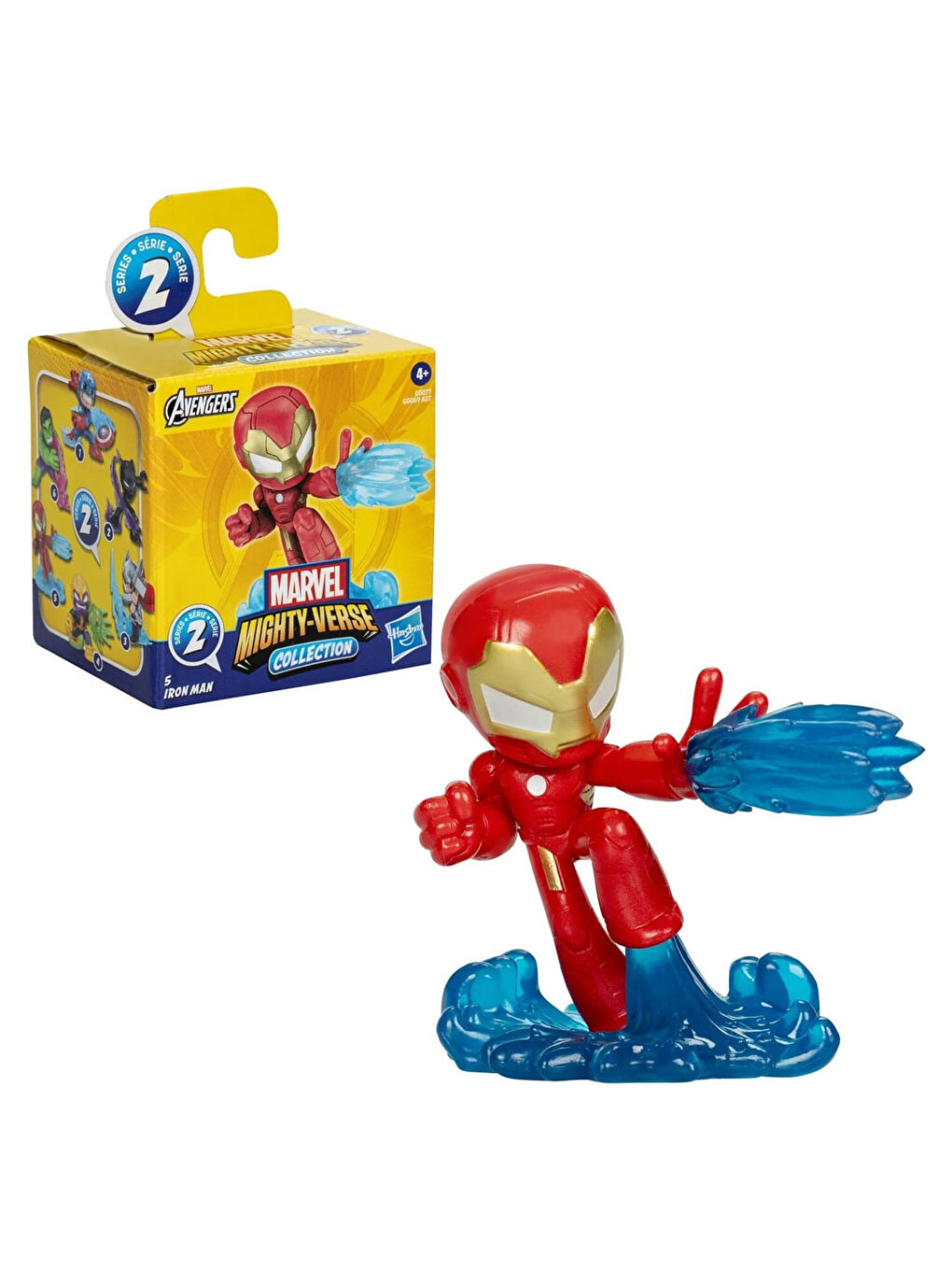 Avengers Renksiz Mighty Verse Aksiyon Figürleri Iron Man G0069-G0077 - 2