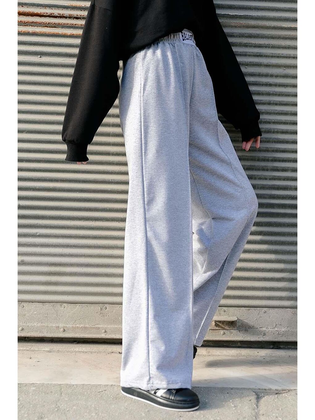 Balancer Armalı Çımalı Eşofman Altı Gri-2