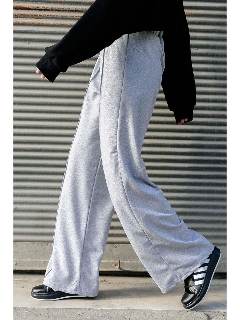 Balancer Armalı Çımalı Eşofman Altı Gri-3