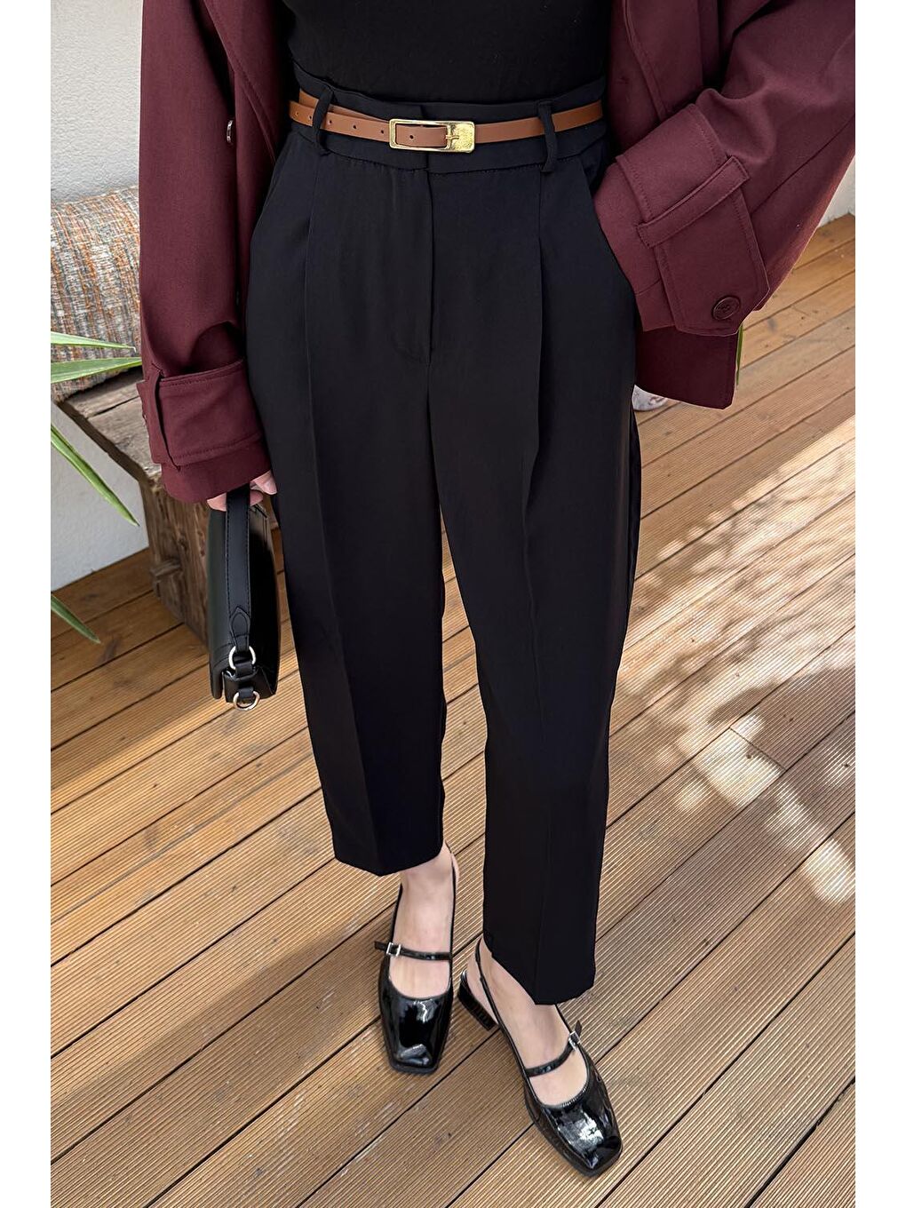 Havuç Pantolon Siyah