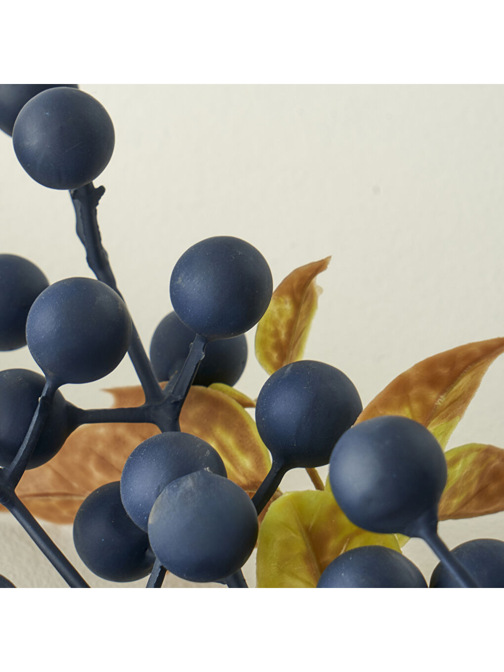 Christmas Yılbaşı Dal Çiçek Mor (62 cm)-1