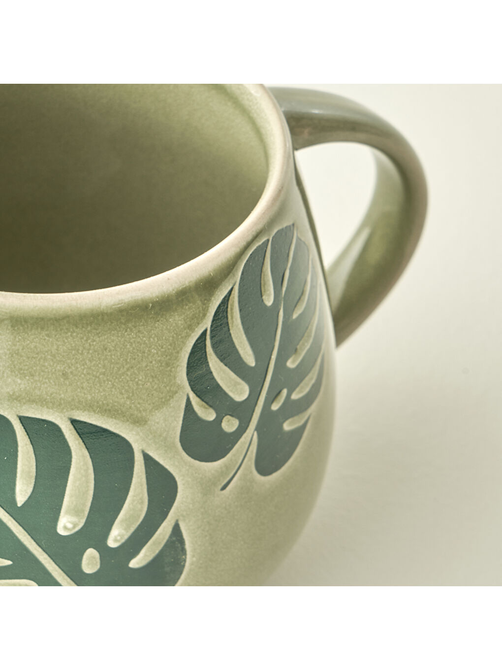 Luna Stoneware Kupa Yeşil (510 cc)-1