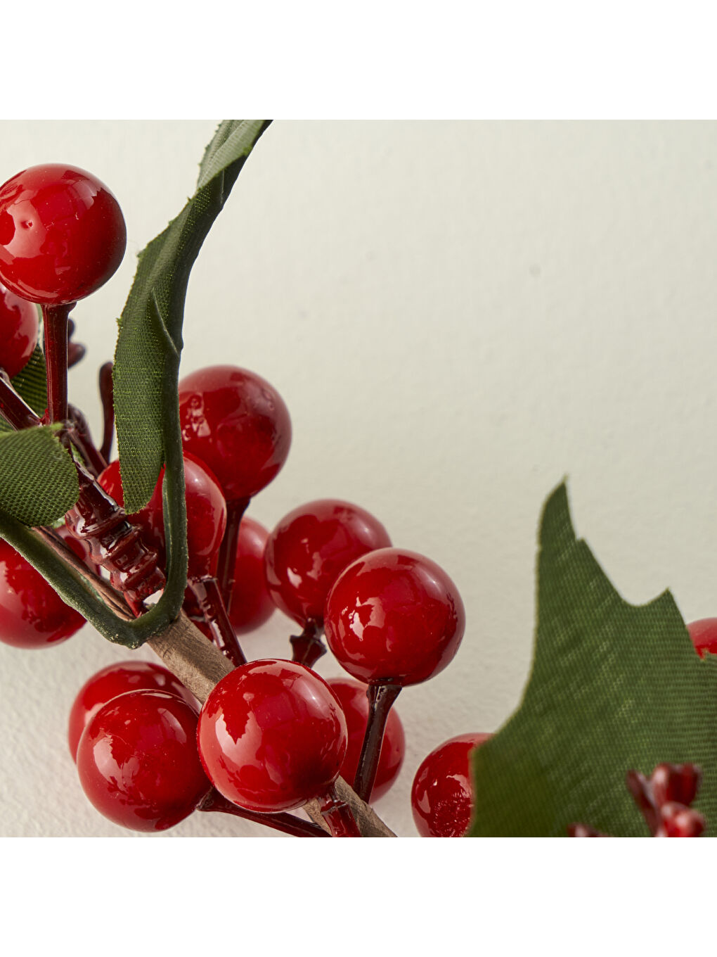 Christmas Yılbaşı Dal Çiçek Kırmızı (55 cm)-1