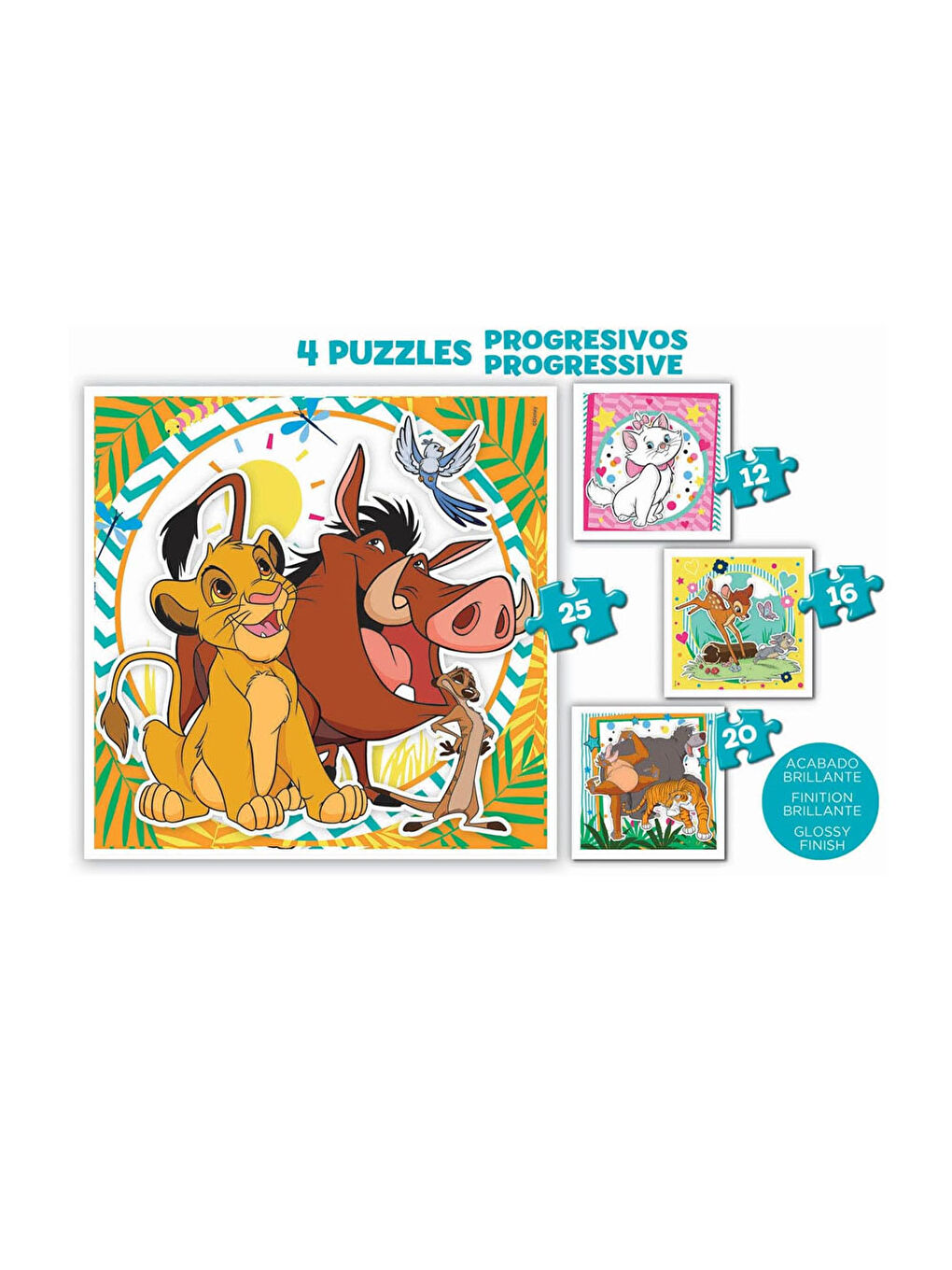 Progressive Puzzle Animals 19309-1