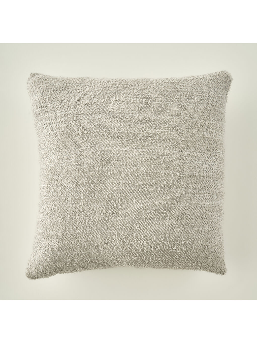 Pietra Basic Dolgulu Kırlent Açık Gri (43x43 cm)