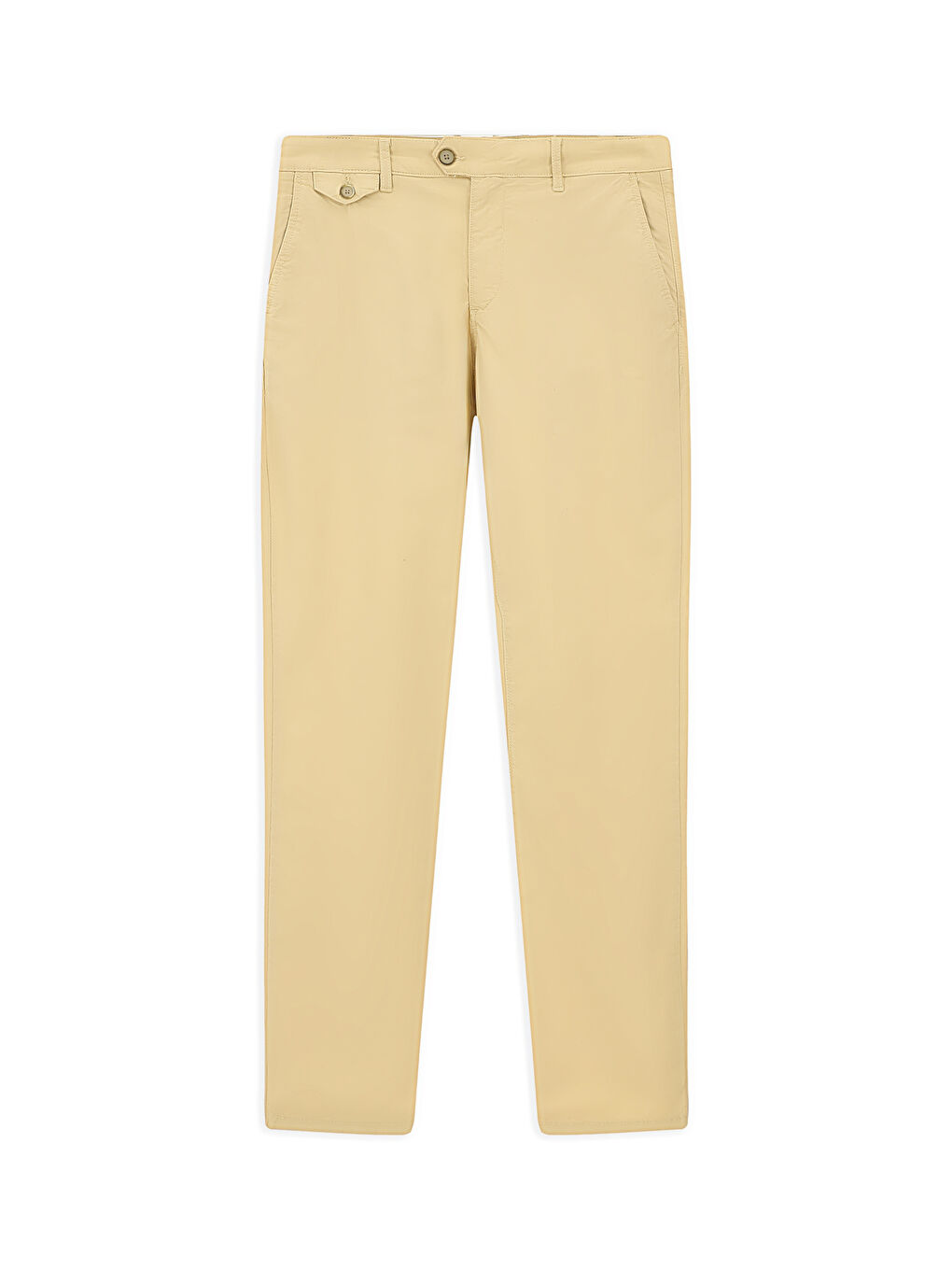 Bej Regular Fit Elastanlı Kanvas / Chino Pantolon-5