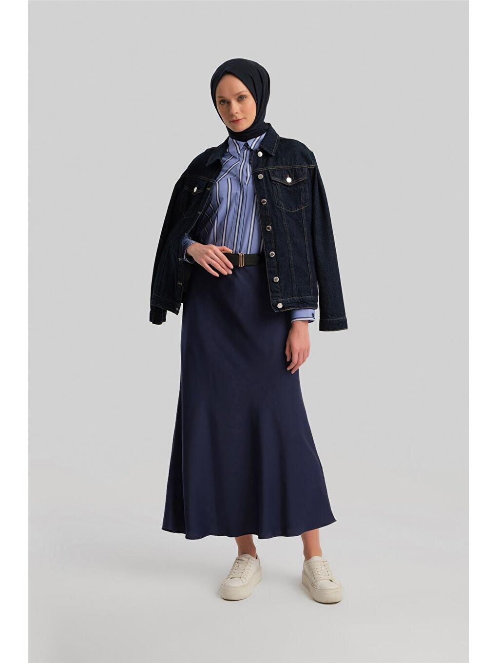 Saten Etek Ort1534 Gece Mavisi-1