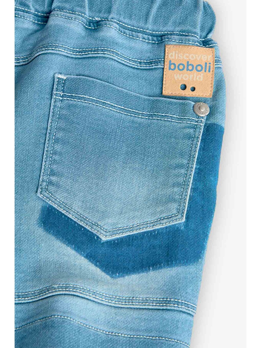 Mavi Erkek Çocuk Denim Şort-5