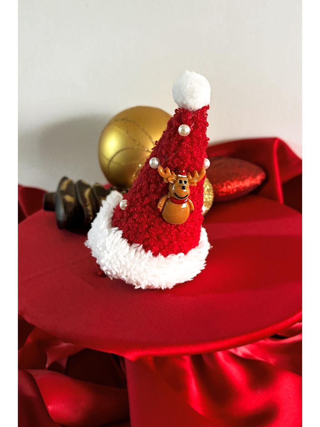 Siyah Yılbaşı Koni Şeklinde Unisex Parti Şapkası