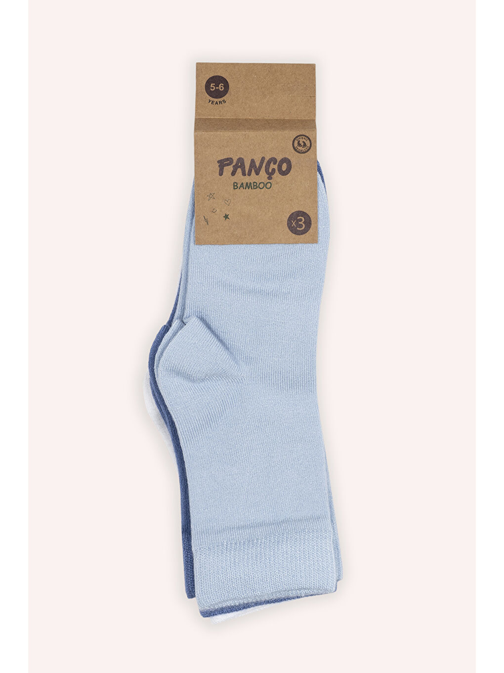 Karışık Erkek Çocuk Kaydırmaz Tabanlı Soket Çorap-1