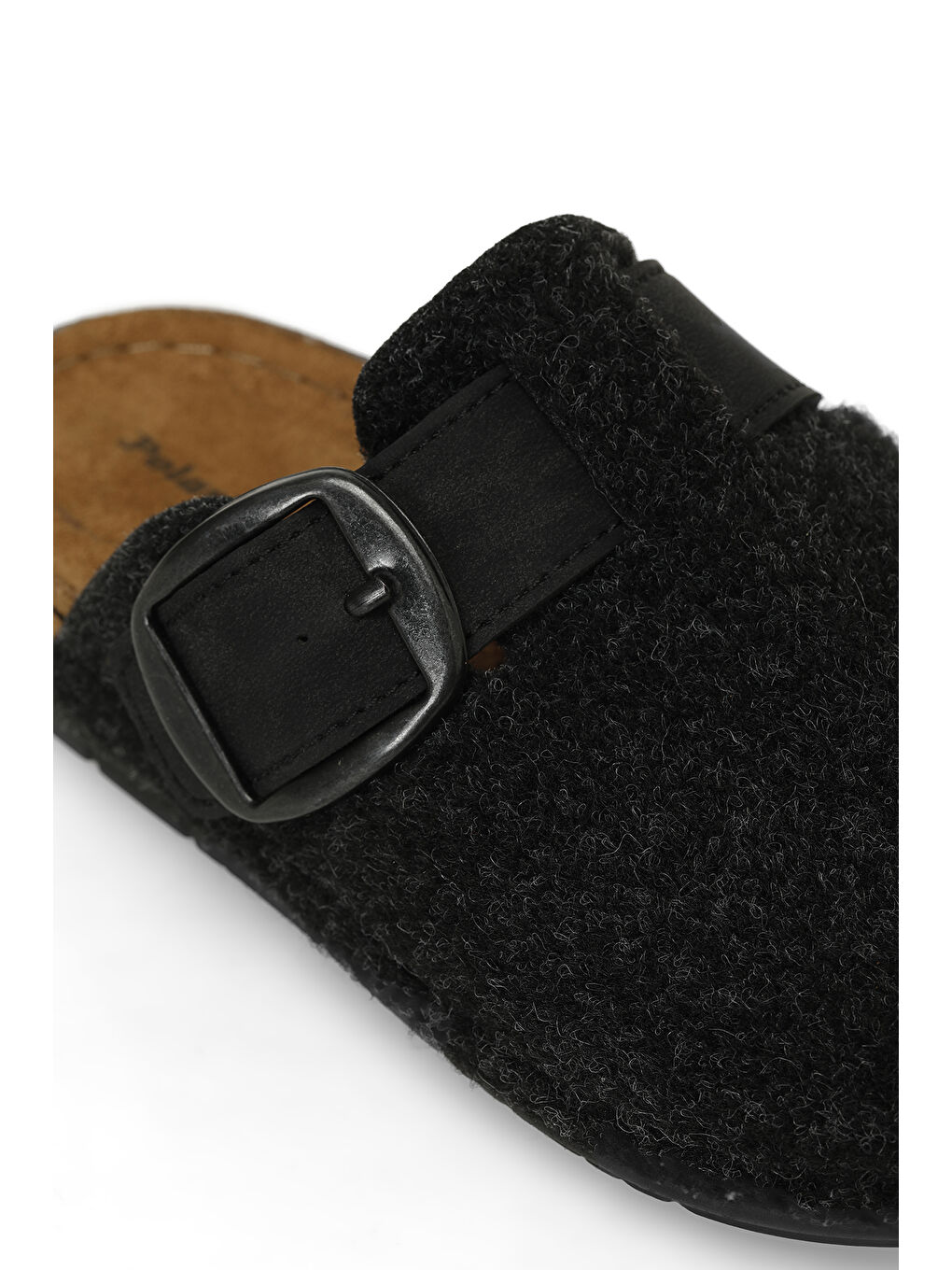 605167.Z4PR Siyah Kadın Sabo Terlik-6