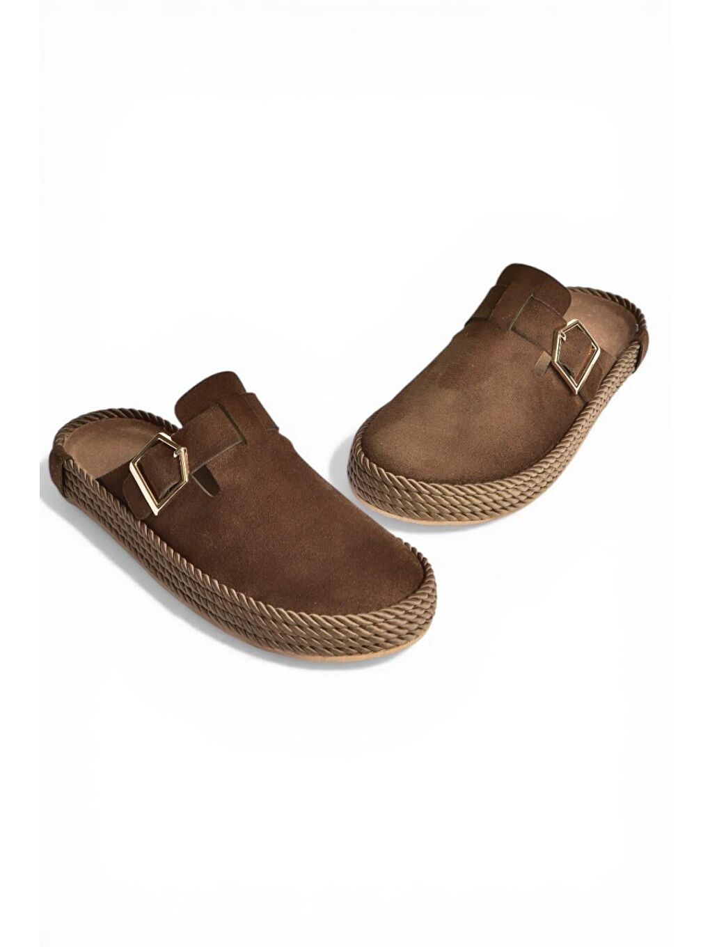 Kahverengi Kadın Terlik Y596148402-3