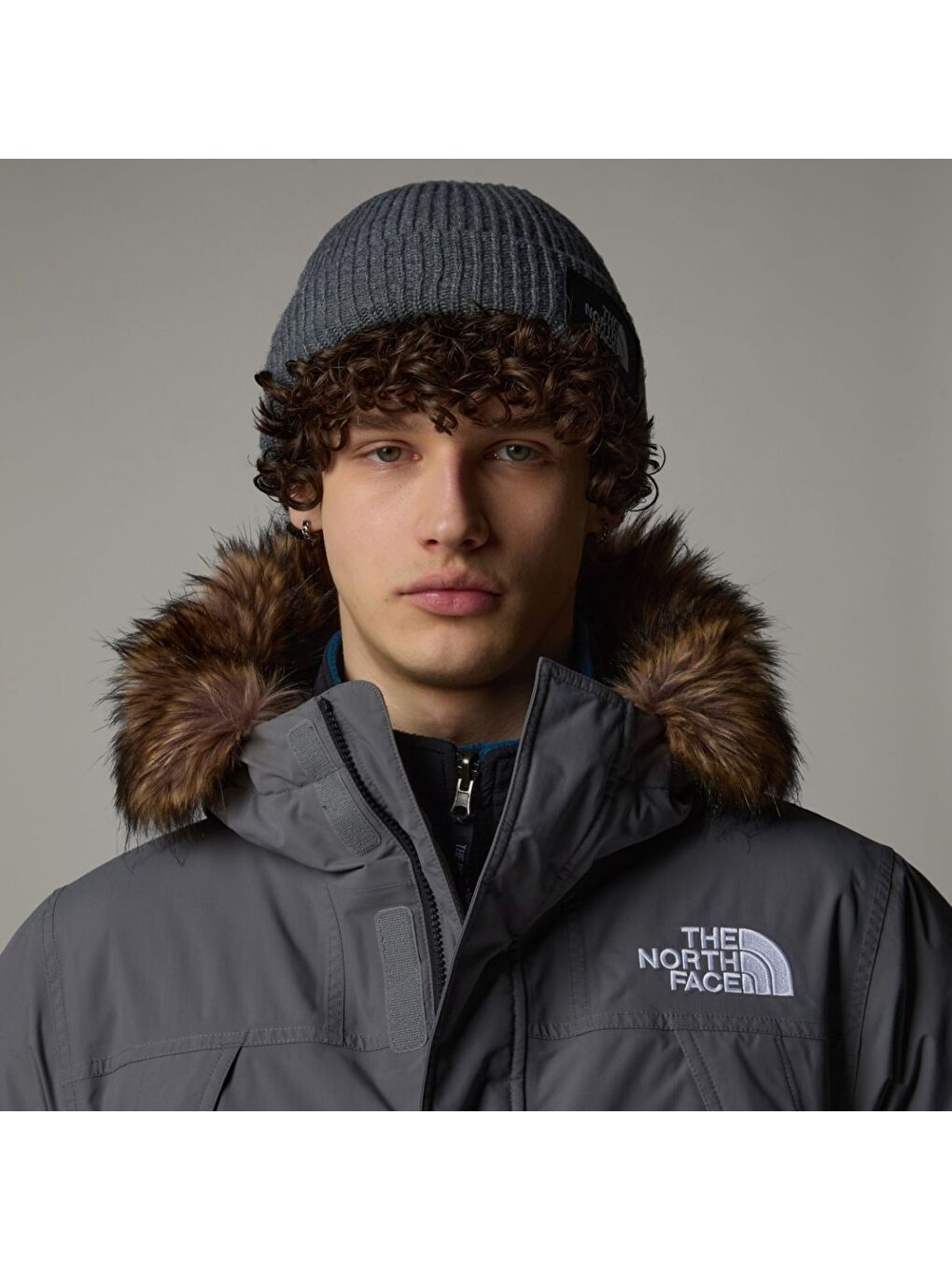 The North Face Salty Lined Unisex Gri Bere - 1