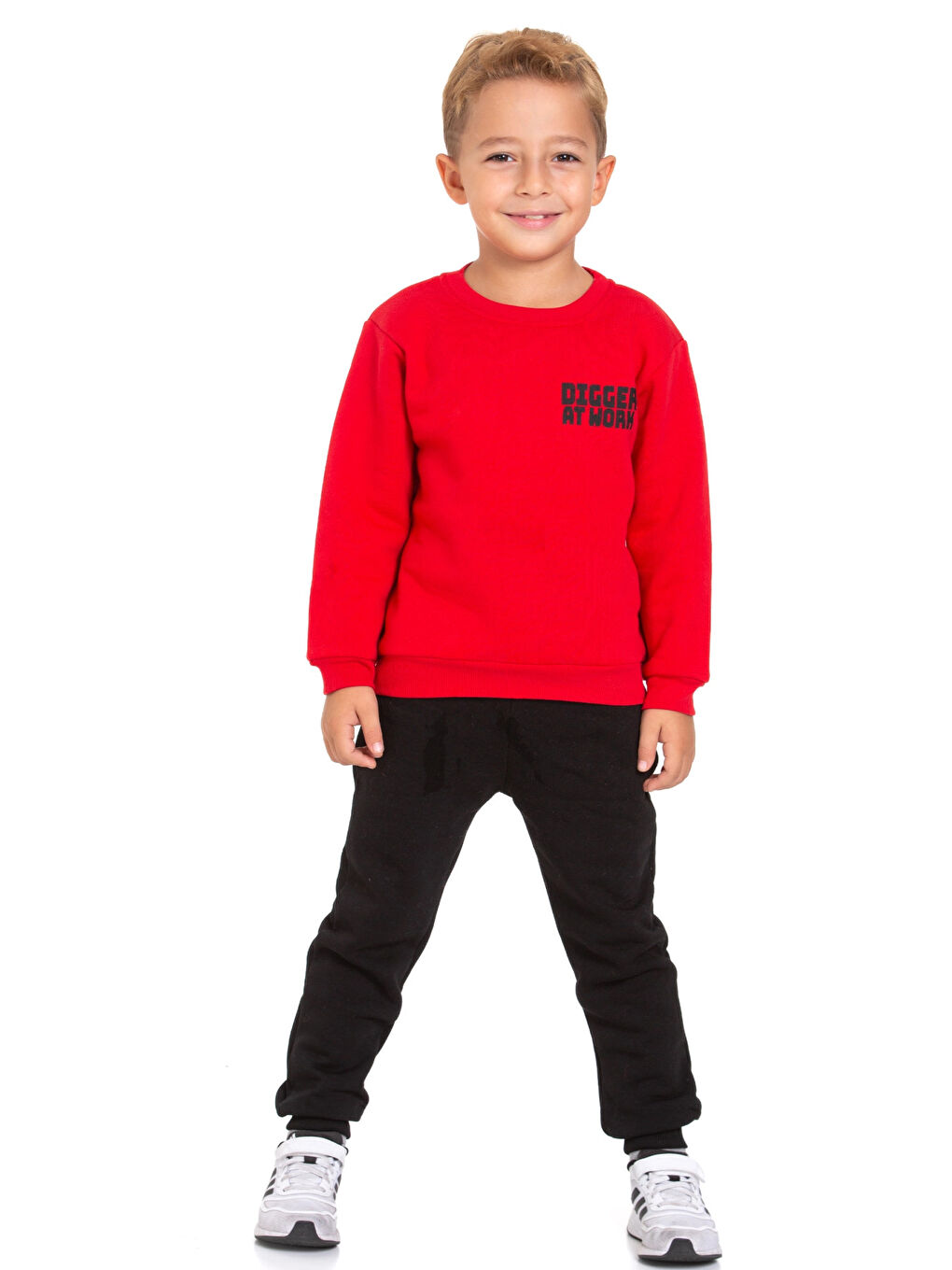 Kırmızı Digger Baskılı Takım 74100-1