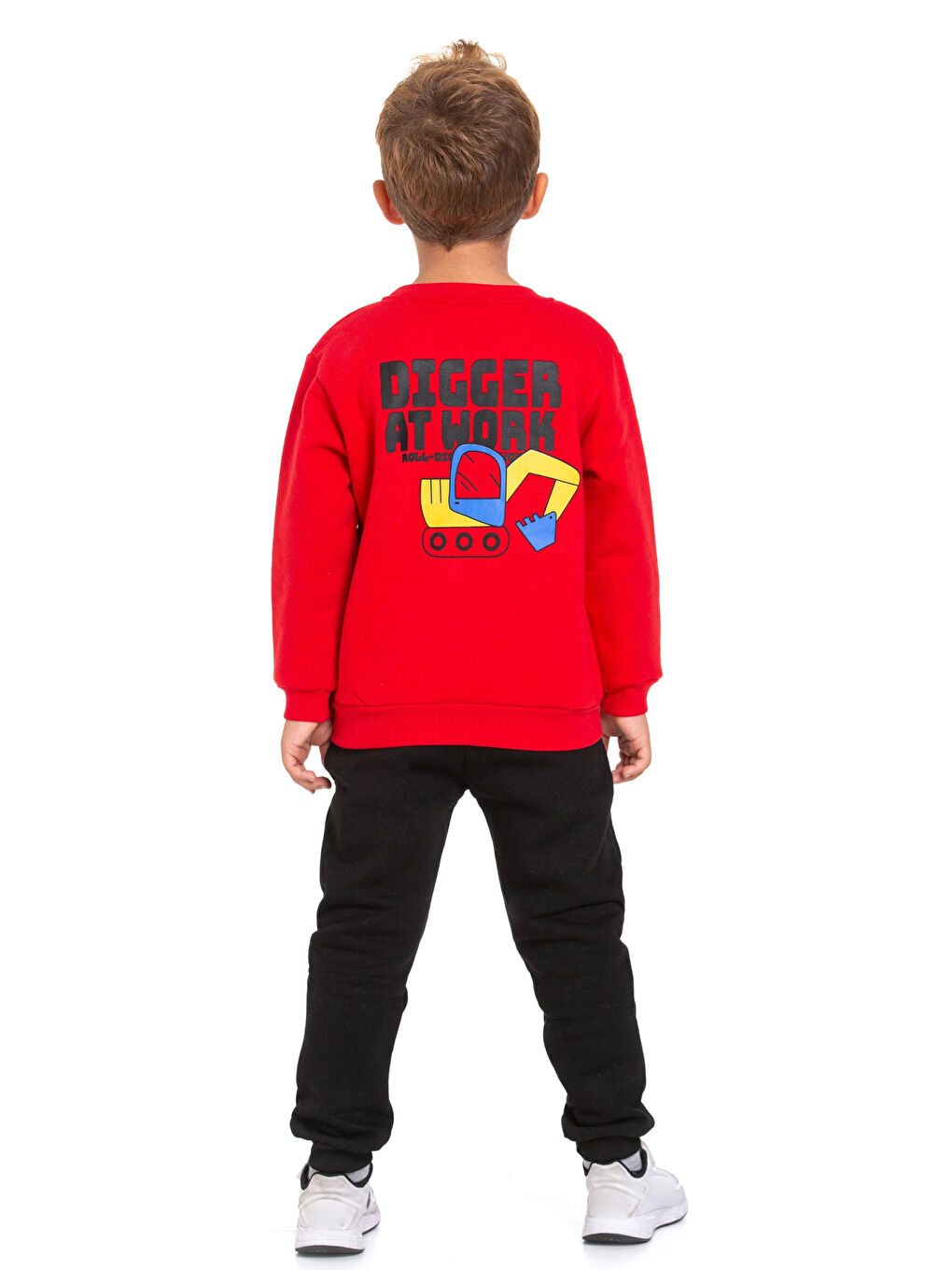 Kırmızı Digger Baskılı Takım 74100-2