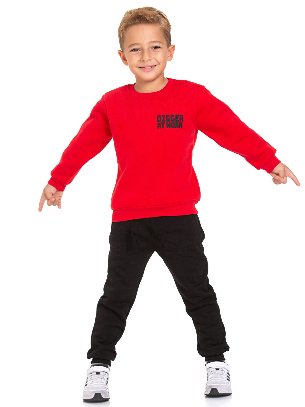 Kırmızı Digger Baskılı Takım 74100-4