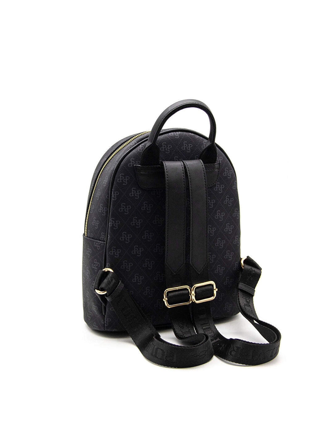 Siyah Kadın 1062-45481 SILVER POLO SIRT ÇANTASI M178 SİYAH-MAT SİYAH-3