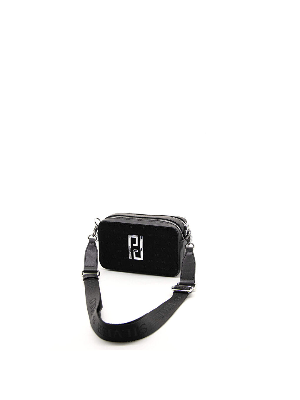 Siyah Kadın Çapraz Çanta 1078-40967 SILVER POLO ÇAPRAZ BAYAN ÇANTASI M158 SİYAH-NOVA SİYAH-4