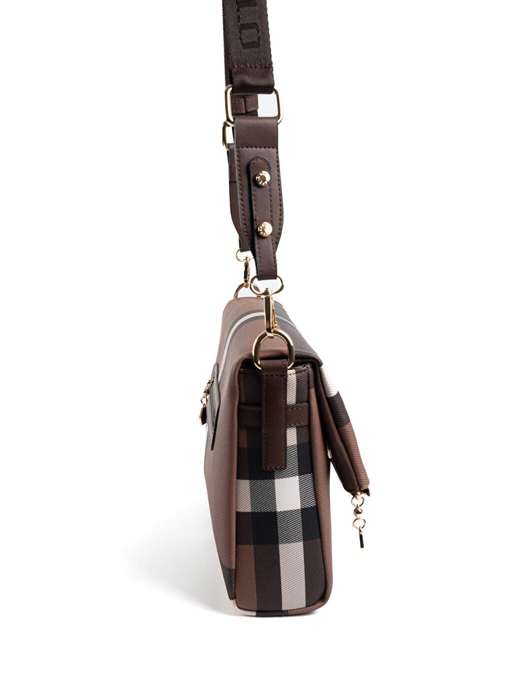 Kahverengi Kadın Çapraz Çanta 963-47361 SILVER POLO ÇAPRAZ BAYAN ÇANTASI MK85 KOYU KAHVE-MAT KAHVE-2