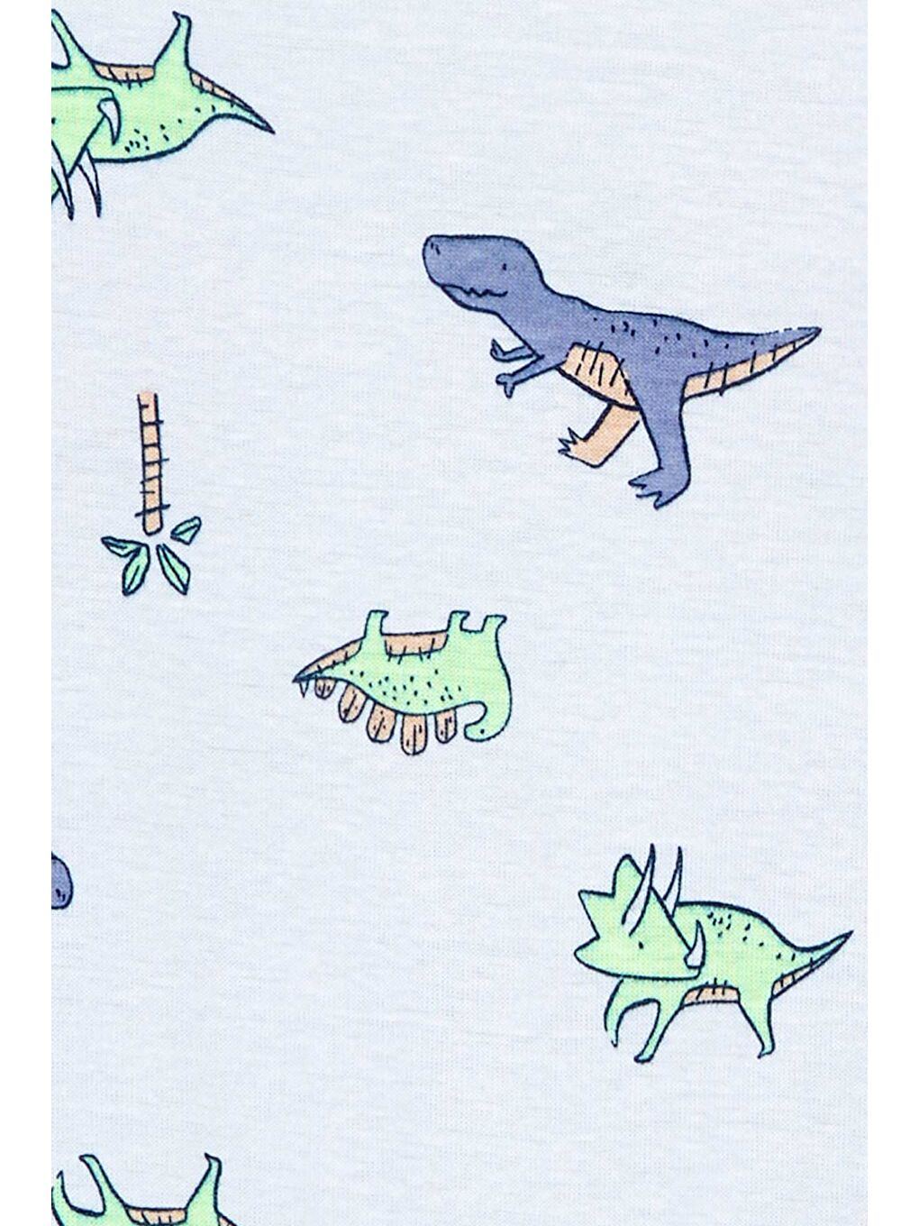 Mavi Erkek Bebek Tulum Set 3'lü Paket-2