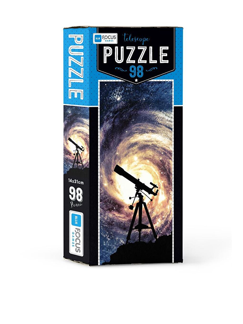 Blue Focus Karışık 98 Parça Puzzle - Telescope - 1