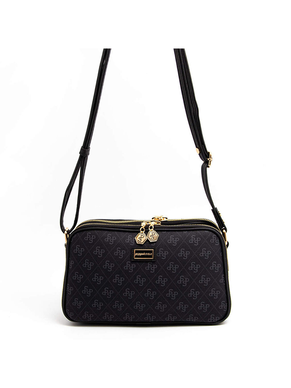 Kadın SP899-M178 SILVER POLO Çapraz Çanta Siyah