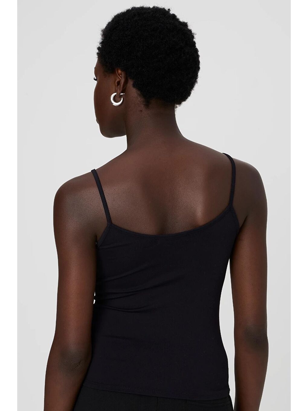 Siyah Askılı Basic Kadın Atlet Mg2094-1