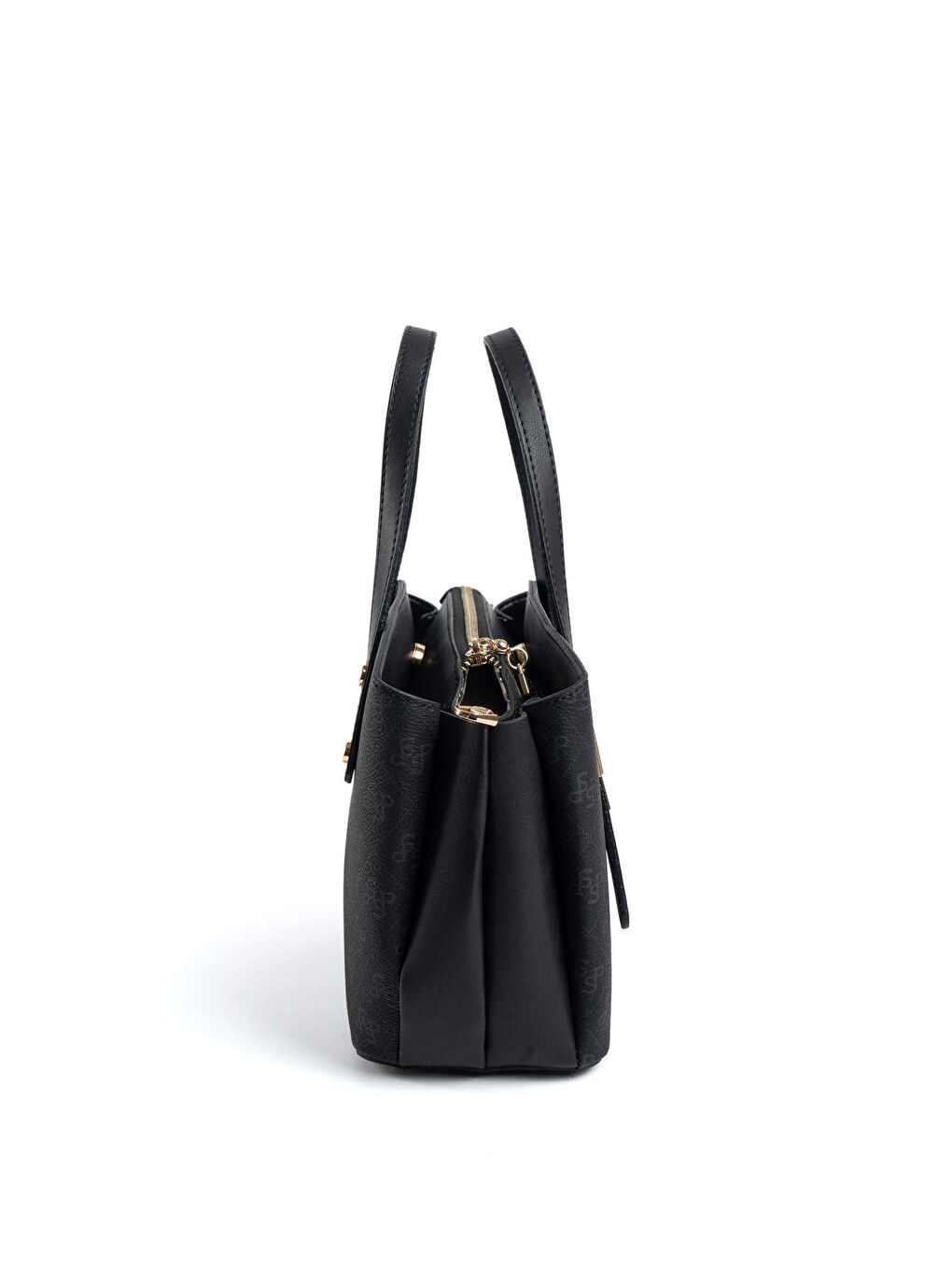 Siyah Kadın Omuz Çantası 1021-47348 SILVER POLO BAYAN ÇANTASI M178 SİYAH-MAT SİYAH-2