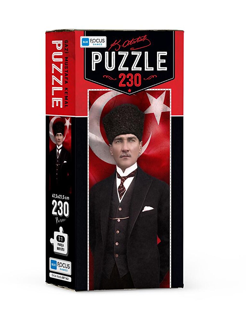 Blue Focus Karışık 230 Parça Puzzle - Gazi Mustafa Kemal - 1