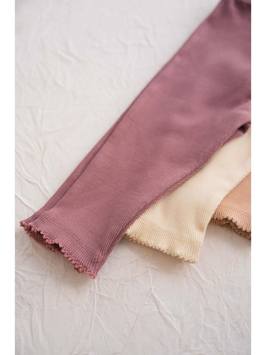 Pembe 3Lü Bebek Kaşkorse Tayt Model 3-3