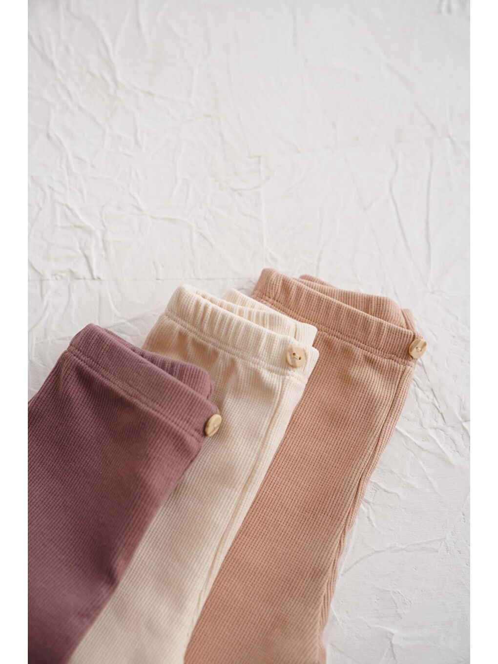 Pembe 3Lü Bebek Kaşkorse Tayt Model 3-4