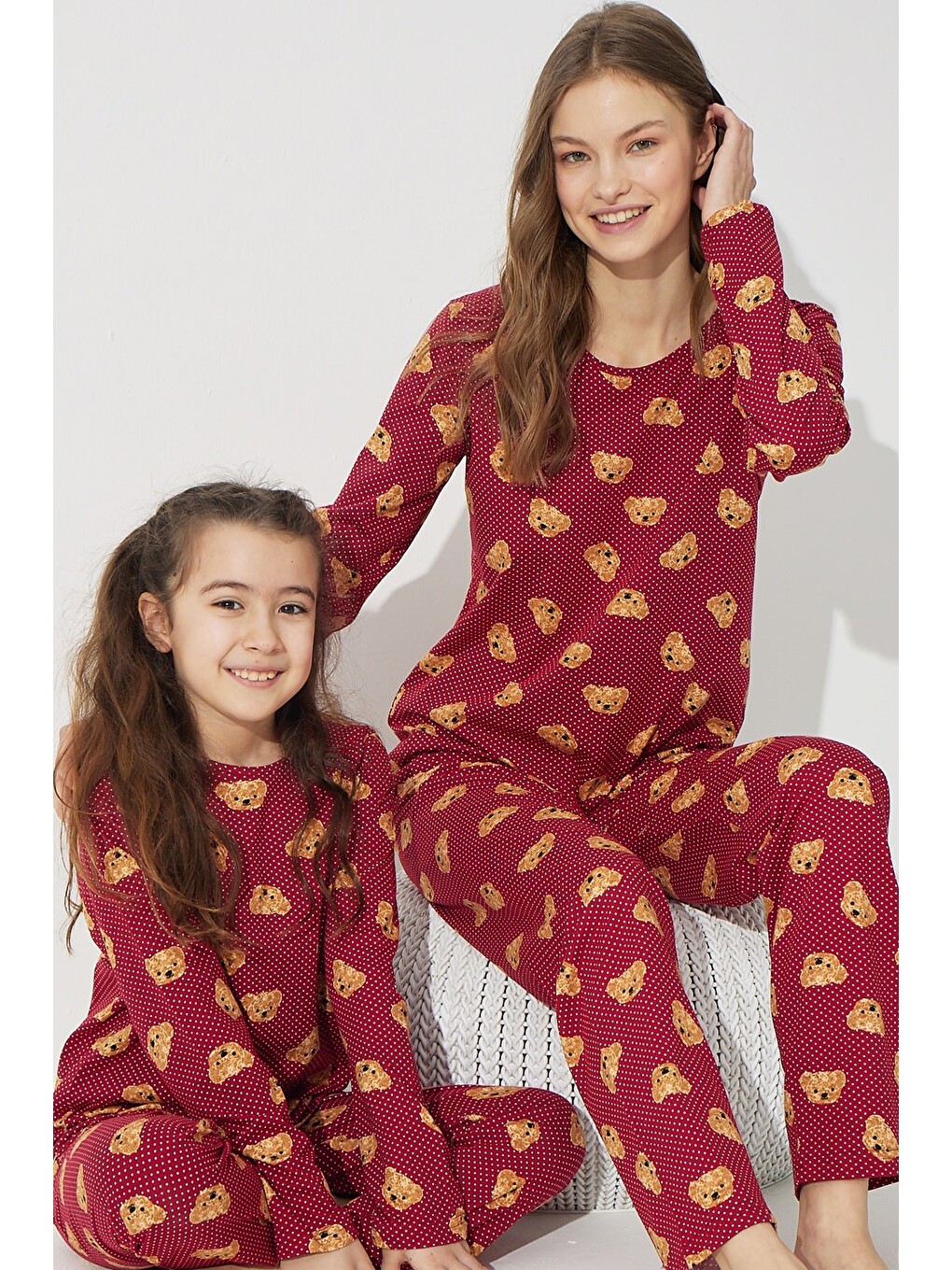 Karışık Pamuklu Pijama Takım 7586