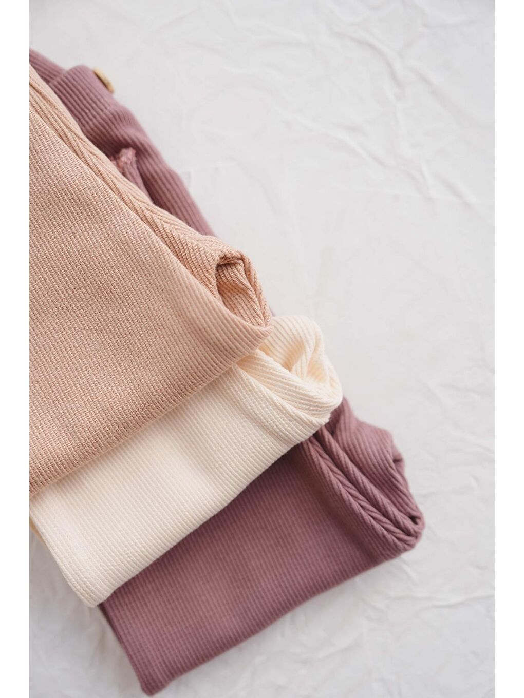 Pembe 3Lü Bebek Kaşkorse Tayt Model 3-5