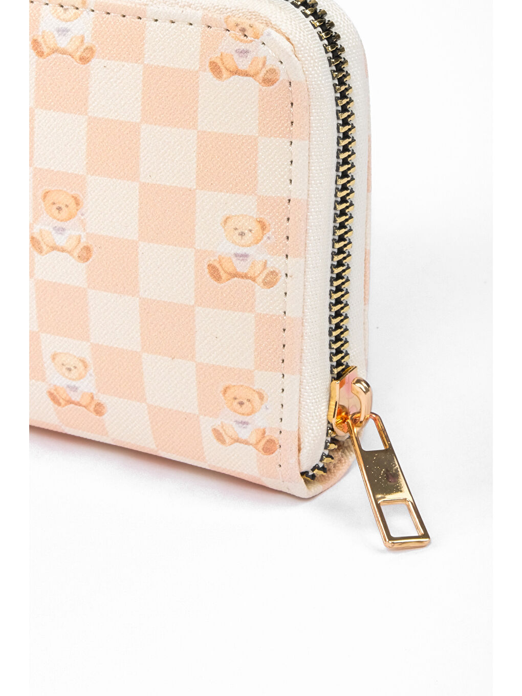 Kahverengi Teddy Island Kareli El Çantası Kahve-2