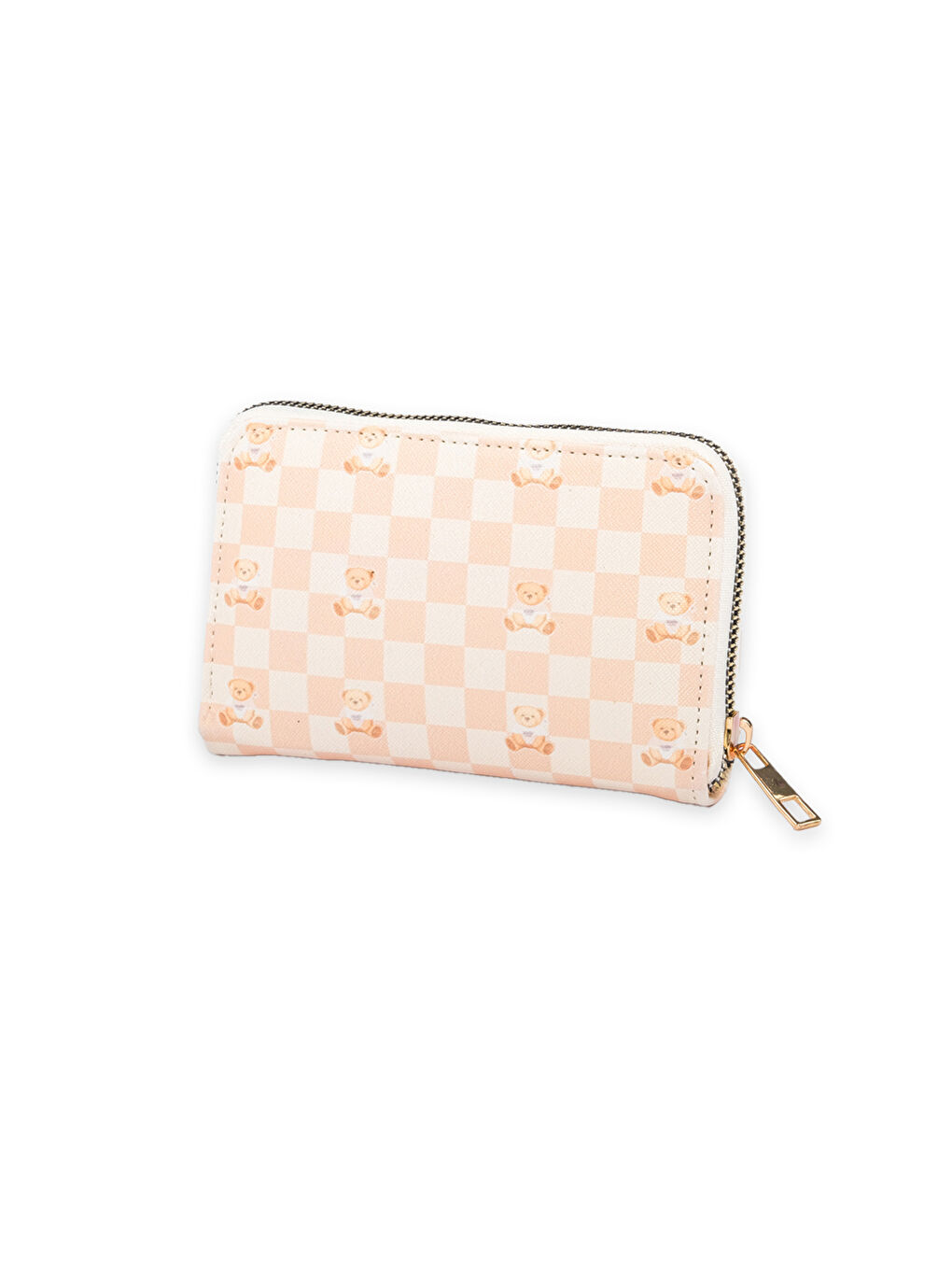 Kahverengi Teddy Island Kareli El Çantası Kahve-3