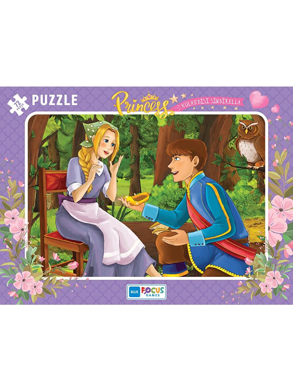 Blue Focus 72 Parça Puzzle - Princess Külkedisi Sindirella