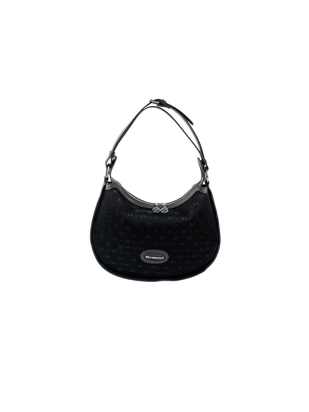 Siyah Kadın Omuz Çantası 1263-48566 SILVER POLO BAYAN ÇANTASI M158 SİYAH-NOVA SİYAH