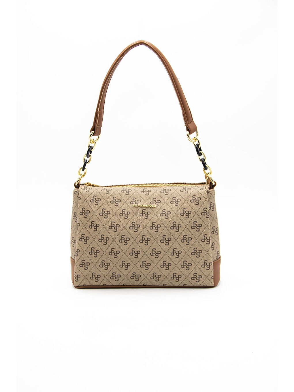 Bej Kadın Çapraz Çanta 910-43017 ÇAPRAZ BAYAN ÇANTASI M178 KOYU BEJ-MAT TABA-1