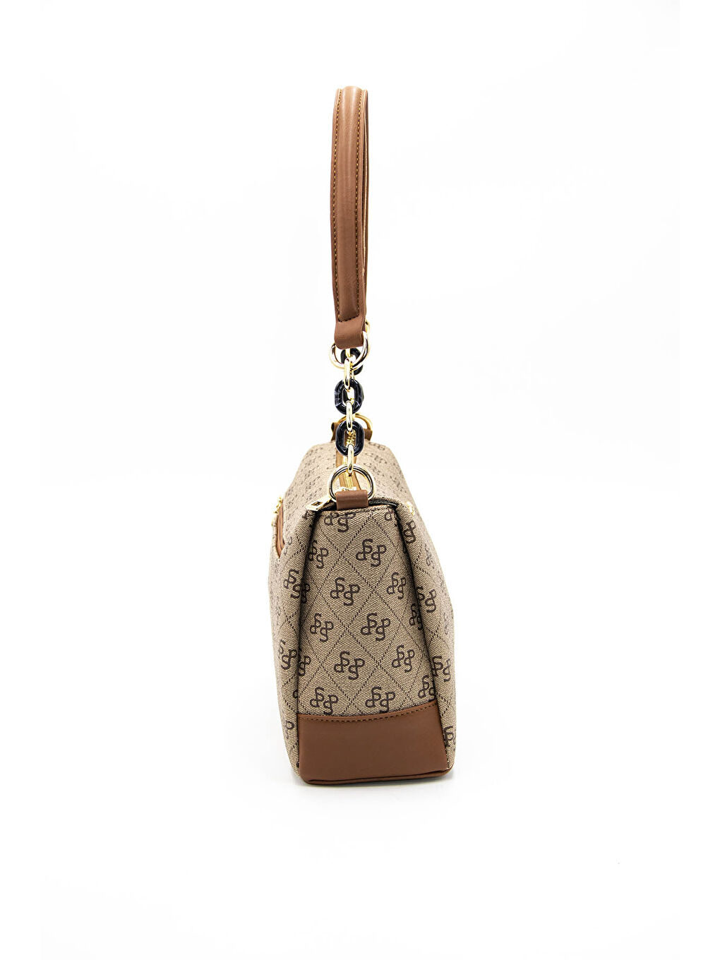 Bej Kadın Çapraz Çanta 910-43017 ÇAPRAZ BAYAN ÇANTASI M178 KOYU BEJ-MAT TABA-2