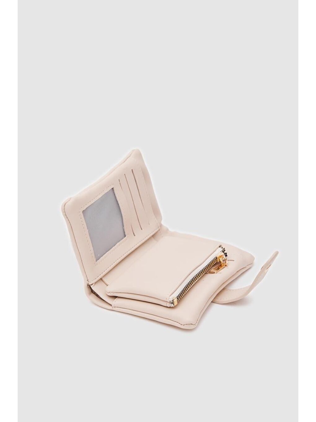 Ekru Cliff Cüzdan Krem-1