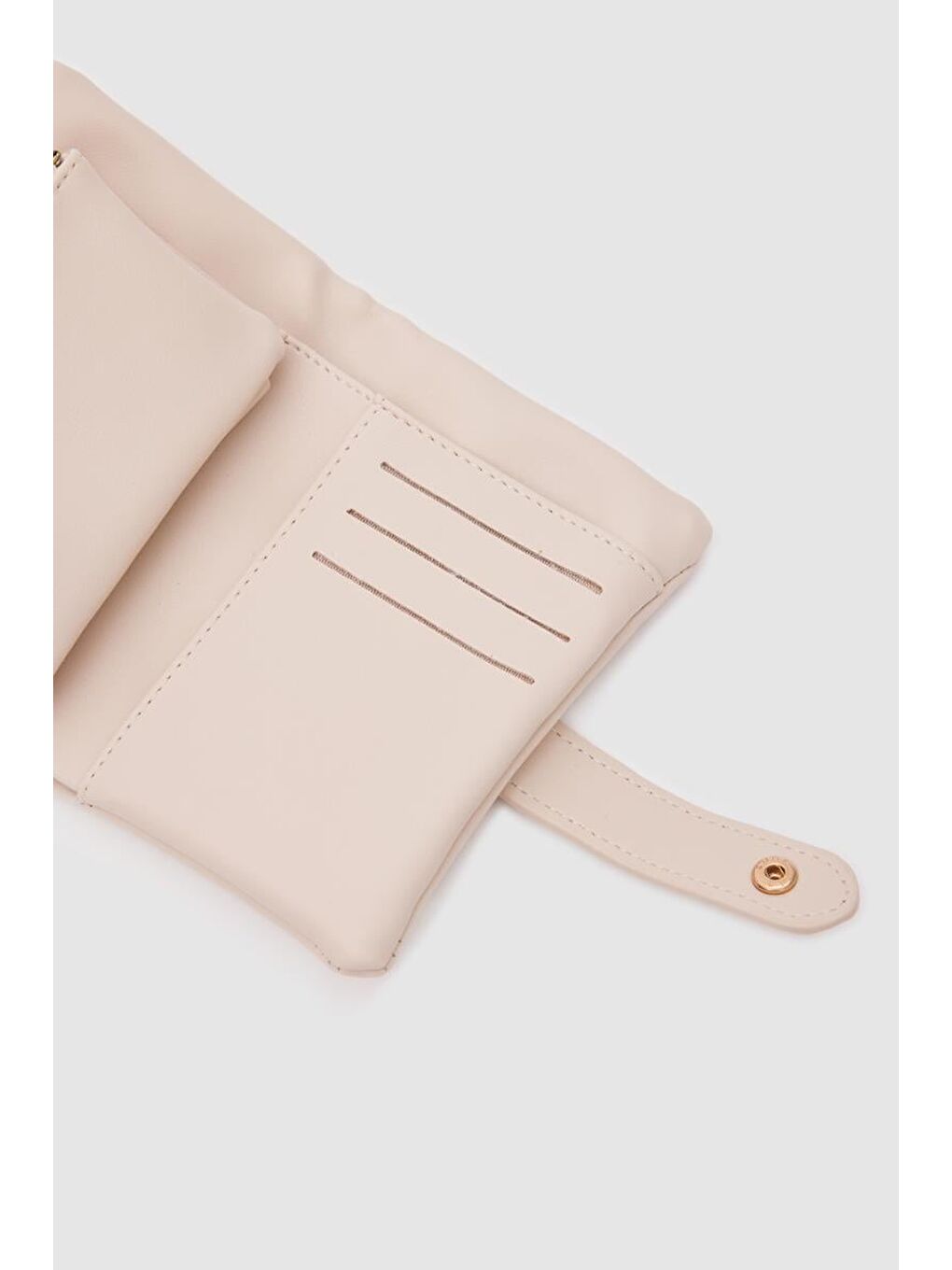 Ekru Cliff Cüzdan Krem-2