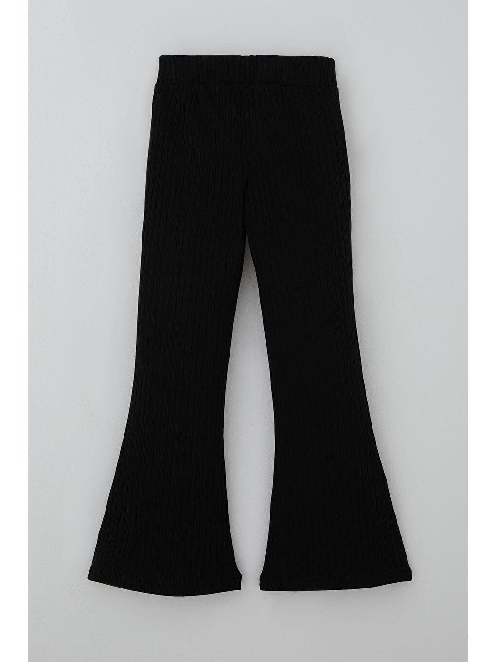 Kız Çocuk İspanyol Paça Tayt İncili Kelebek Arma Aksesuarlı Siyah (8-14 Yaş)-1