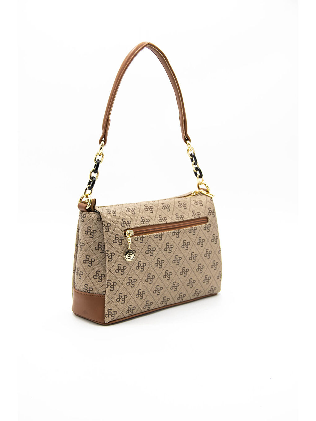 Bej Kadın Çapraz Çanta 910-43017 ÇAPRAZ BAYAN ÇANTASI M178 KOYU BEJ-MAT TABA-3