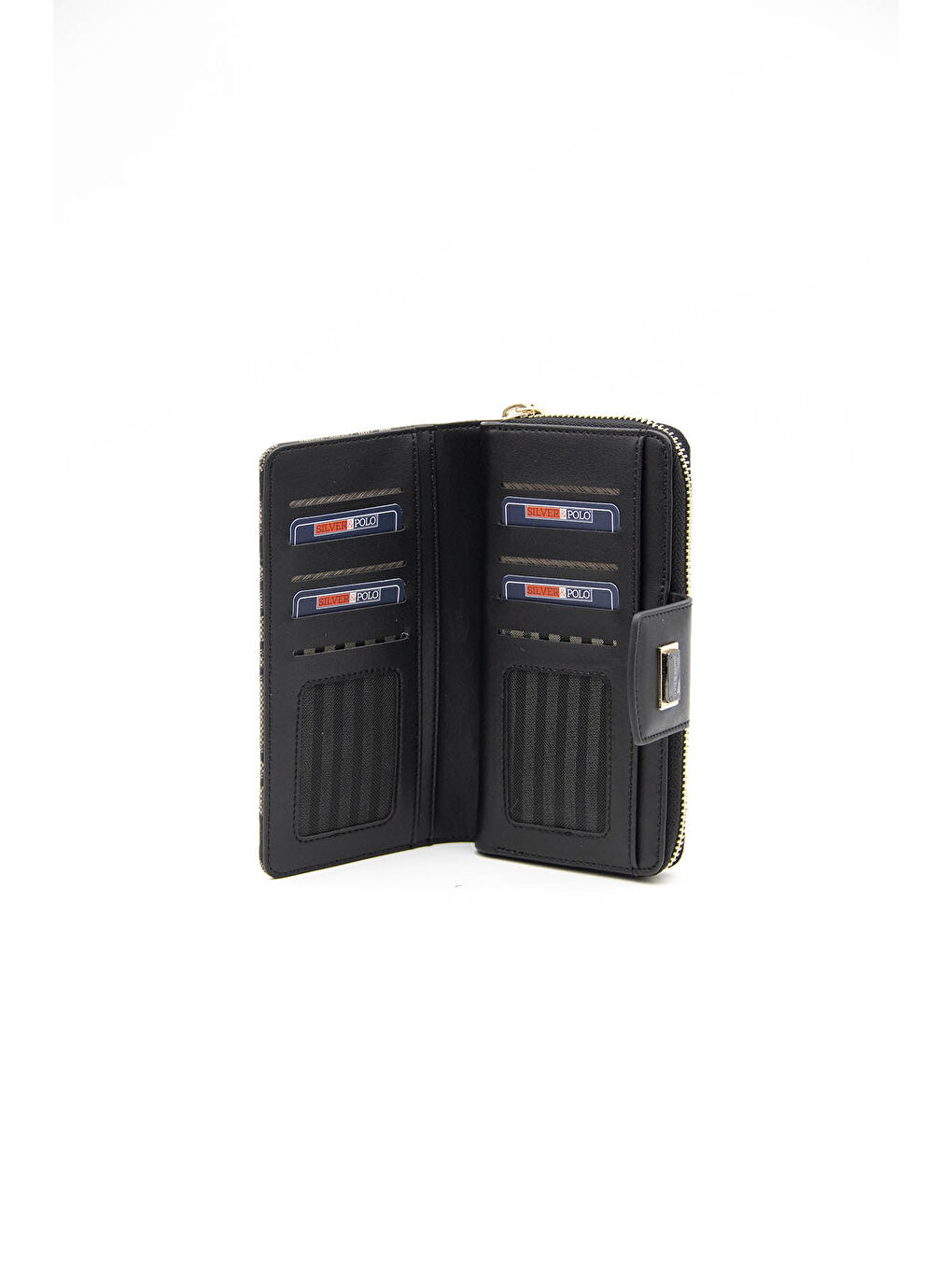 Bej Kadın Cüzdan & Kartlık 928-41402 BAYAN CÜZDAN M169 VİZON-NOVA SİYAH-3